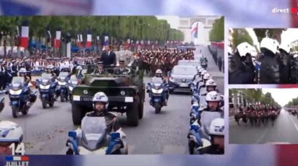 emmanuel macron huiduit de ziua frantei furie in strada in timpul paradei