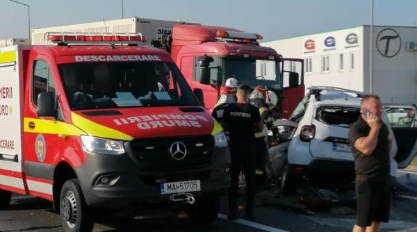 accident mortal pe dn1  trafic ingreunat la vestem  judetul sibiu