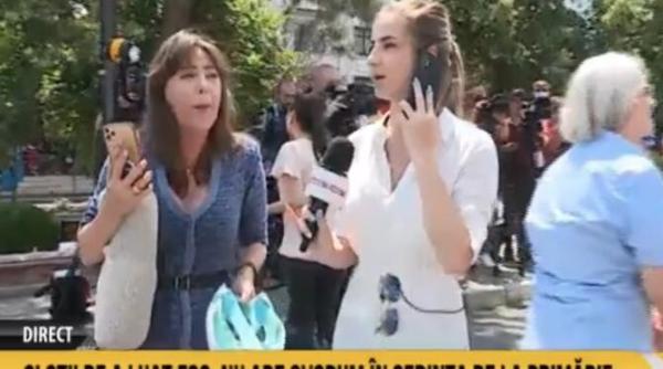 oana lovin  agresata in fata primariei sectorului 1  in direct in timpul unui interviu  de fata a fost si clotilde armand  prc e2prc 80prc 9dbine ca prostia nu e contagioasaprc e2prc 80prc 9d