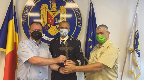 o cruce de procesiune din secolul al xiii lea furata de la muzeul bisericii evanghelice din cisnadie a fost recuperata