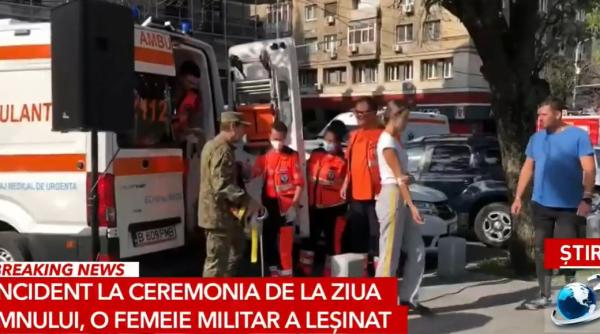 unei femei i s a facut rau la ceremonia de ziua imnului romaniei