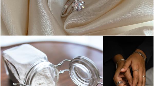 cum se curata bijuteriile de argint cu bicarbonat de sodiu