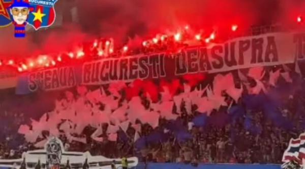 show pirotehnic in ghencea ultrasii stelei au aprins torte si fumigene la debutul in liga a 2 a cu csikszereda video