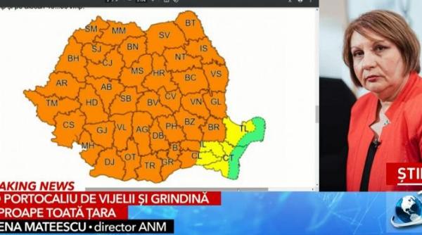 cod portocaliu de vreme severa elena mateescu grindina vijelii ploi torentiale