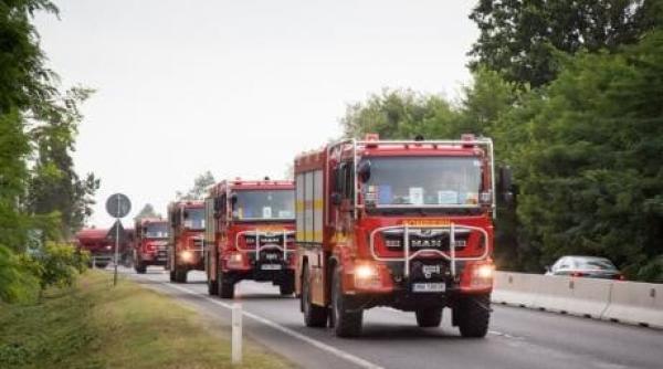 pompierii romani care sting incendiile din grecia cazare gratuita in thassos