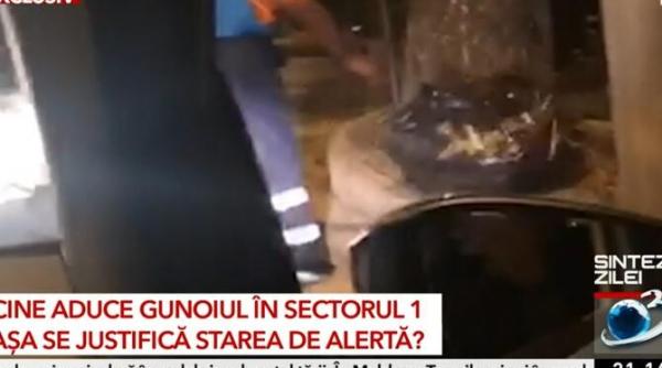 saci de gunoi pusi de angajatii de la salubritate pe trotuare in sectorul 1 gadea asa se justifica starea de alerta plasand gunoi