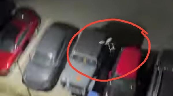 video mai multi tineri petrecareti din mamaia au aruncat cu scaune si pahare peste masinile parcate