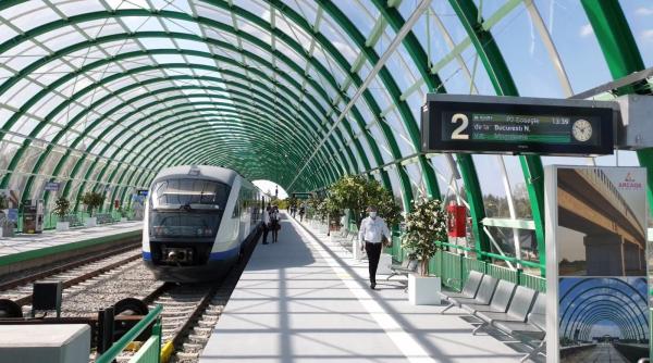 bilete pe ruta gara de nord aeroport direct din trenurile cfr cu cardul din 23 august