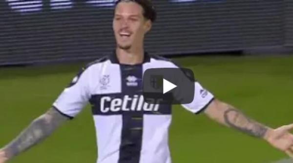 dennis man a marcat pentru parma in prima etapa din serie b video