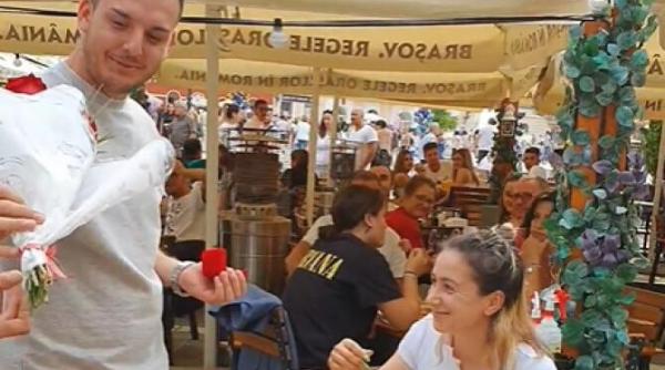 cerere in casatorie inedita la brasov video viral