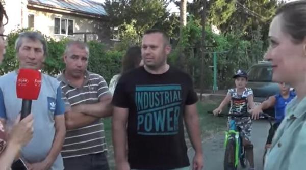 elena lasconi facuta ko de un campulungean in fata presei video