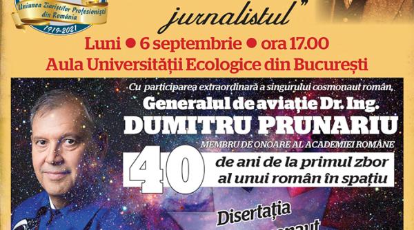 uzpr la seratele eminescu jurnalistul un cosmonaut despre cosmogonia eminesciana