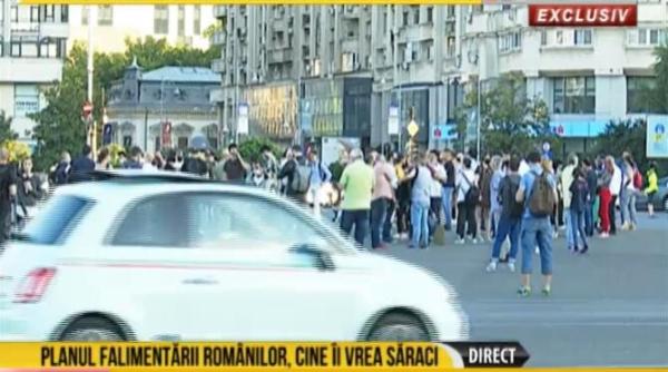 protest in piata victoriei oamenii cer demisia lui florin citu