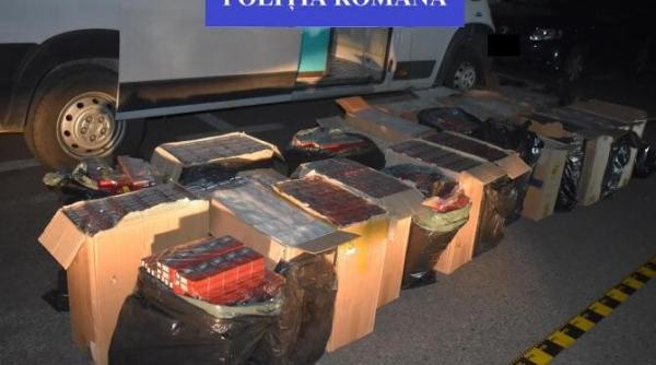 un barbat a fost prins in flagrant in bihor cu peste 279 000 de tigarete de contrabanda foto