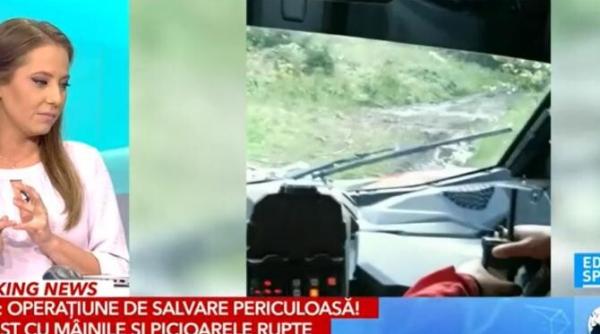 alpinist cu mainile si picioarele rupte interventie dificila si periculoasa