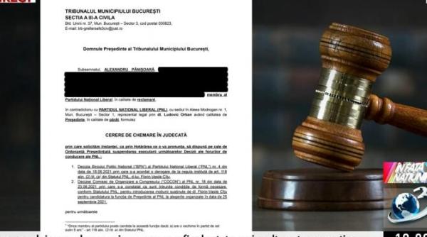 partidul national liberal dat in judecata de un membru