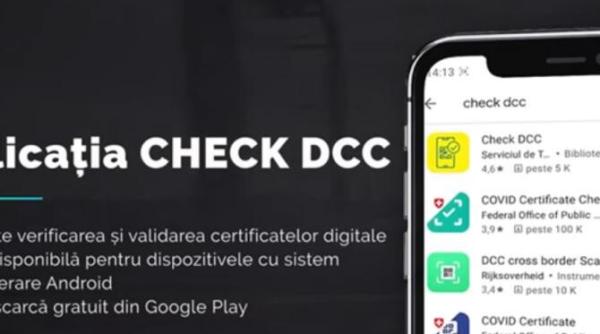 check dcc aplicatia care verifica certificatele verzi descarca de aici
