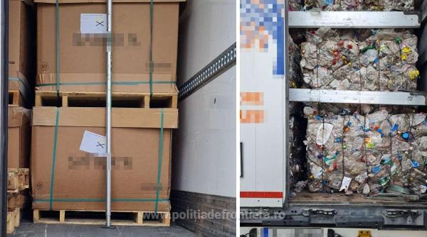 31 de tone de deseuri din bulgaria au fost oprite in vama giurgiu