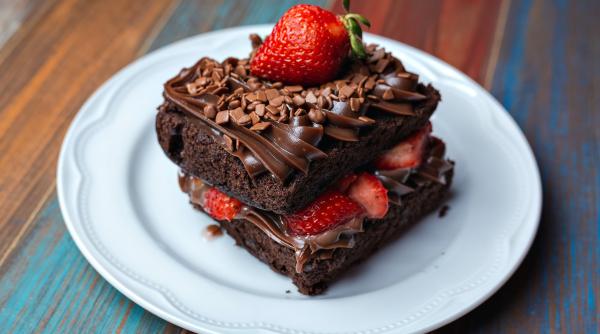 negresa rapida ai nevoie de 200 g de ciocolata 4 oua o lingurita de praf de copt