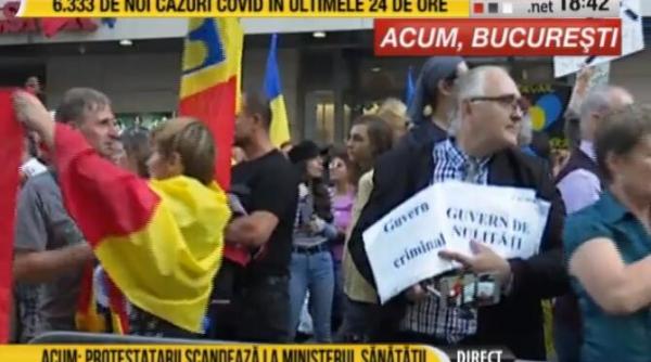 protest anti restrictii in bucuresti