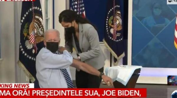 joe biden vaccinat cu doza trei a vaccinului video