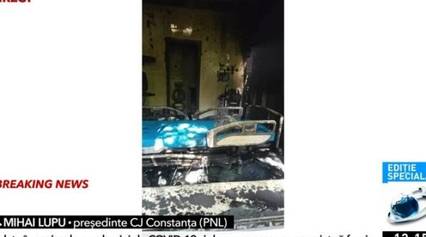 incendiu la o sectie ati covid din constanta plan rosu de interventie