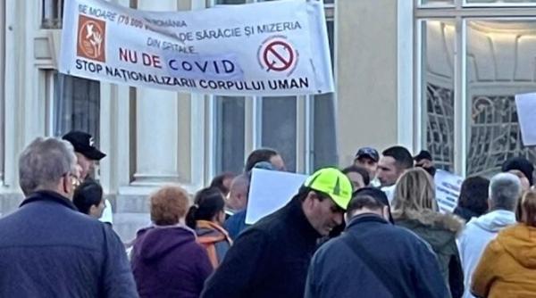 protest anti vaccin covid 19 si anti restrictii la sibiu galerie foto