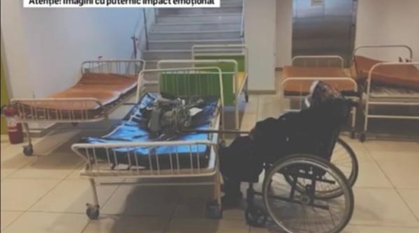 video imagini dureroase la spitalul judetean craiova pacientii tratati direct pe targi este unul singur vaccinat pe jumatate