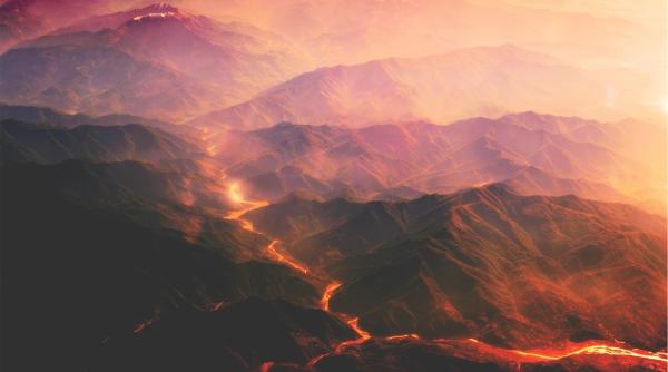 mai multe cladiri din apropierea vulcanului cumbre vieja inghitite de lava