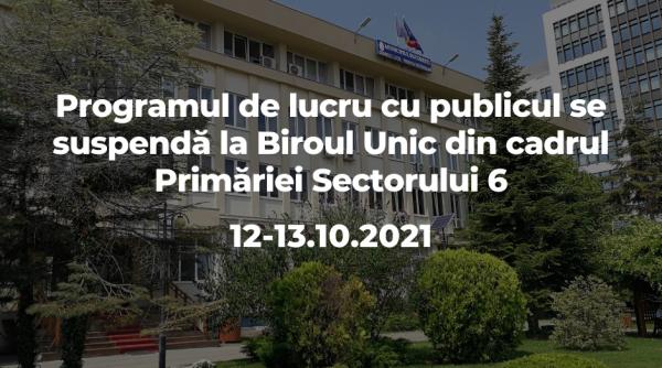 covid 19 la primaria sector 6  programul cu publicul  suspendat