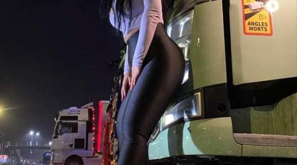 ea a fost aleasa cea mai frumoasa soferita de tir din romania are 27 de ani si este licentiata in drept