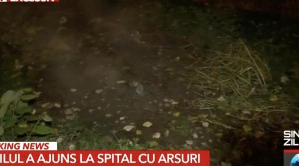 un copil de 9 ani a cazut intr o groapa cu apa clocotita in sectorul 1 a fost o durere cumplita salvarea n a putut sa ajunga