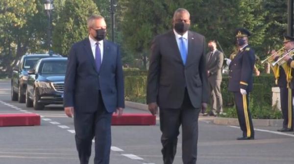 secretarul american al apararii lloyd j austin iii primit de ministrul nicolae ciuca