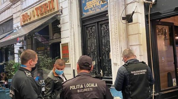razie a politiei in centrul istoric din bucuresti  terase inchise dupa control