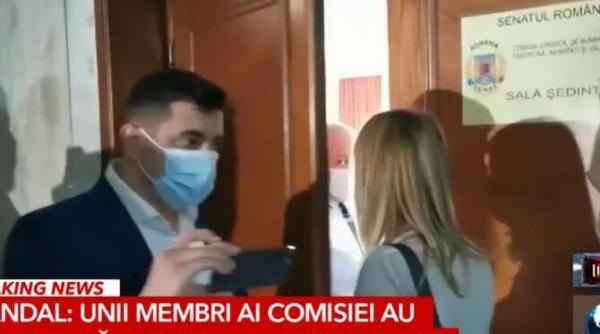 aur scandal si blestem fenechiu imbrancit au fortat usa au ocupat sala