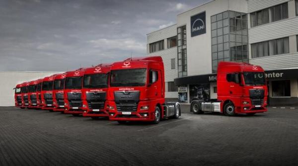 compania de curierat sameday integreaza in flota noua generatie de camioane man