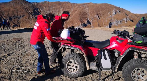 accident deosebit de grav in bucegi o persoana a cazut aproximativ 100 de metri in gol