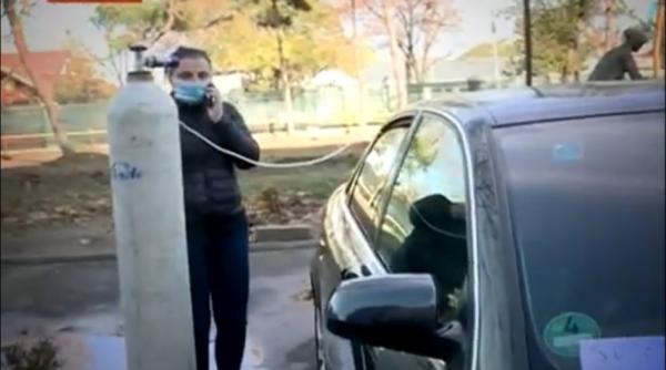 video imagini dramatice la sju buzau pacienti covid primesc oxigen in propriile masini in parcare echivalentul unui razboi