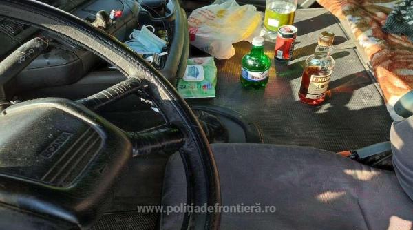 sofer de tir prins cand isi sarbatoarea ziua de nastere la volan cu coniac si bere si a facut cadou o lucrare penala