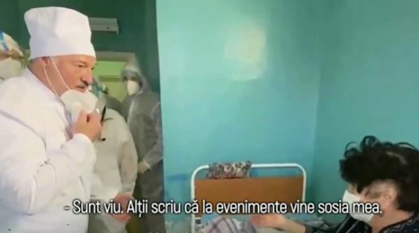 lukasenko si a dat masca jos intr un spital plin de bolnavi covid 19 sunt viu altii scriu ca la evenimente vine sosia mea video