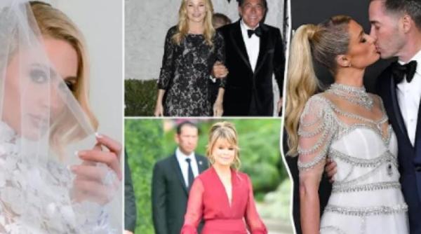 paris hilton s a casatorit cu iubitul sau carter reum ce rochie a purtat video