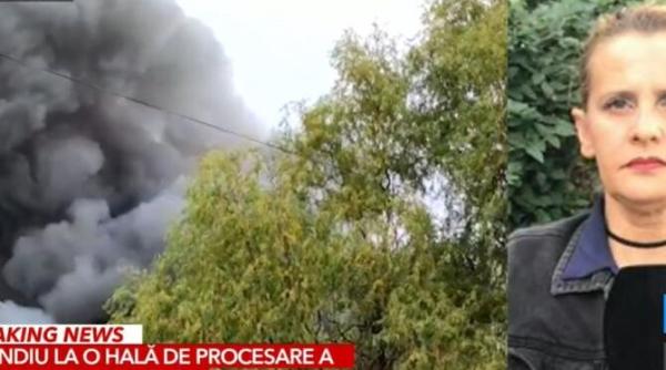 incendiu de proportii la o fabrica din olt zeci de pompieri din trei judete se lupta cu flacarile
