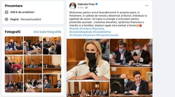gabriela firea nu stie la ce minister a fost pusa sa conduca in guvernul ciuca gafa de proportii