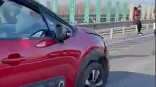 video accident pe a1 la km 115 la inceputul minivacantei de 1 decembrie