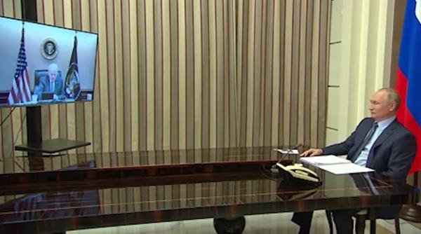 putin a discutat cu biden despre situatia din ucraina cum s au salutat cei doi lideri video
