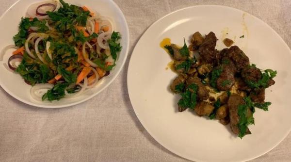 ficatei de pasare si salata curcubeu cu ceapa ingredientul care da tot gustul reteta lui osiceanu