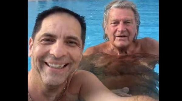florin piersic imagine rara in piscina la 85 de ani l a batut pe dan negru la cursa de inot am pierdut 50 de lei