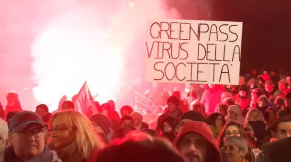 proteste impotriva vaccinarii obligatorii la viena si londra ciocniri cu fortele de ordine video