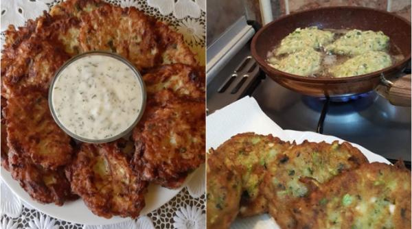 chiftele din dovlecei cu usturoi reteta usoara de post