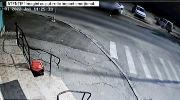 primele imagini cu accidentul provocat de politistul din capitala ce au surprins camerele de supraveghere din zona video
